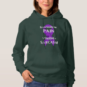 Pull À Capuche Douleur invisible Sarcastique