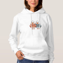 Doux de caricature mignonne Froid Geese Canard Cou