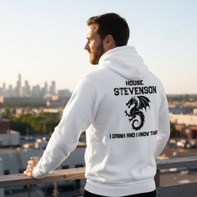 Pull À Capuche Dragon Family Logo  (Créateur téléchargé)