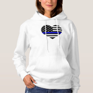 Pull À Capuche Drapeau américain à ligne mince personnalisé