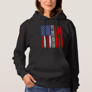Pull À Capuche Drapeau Américain Maroc Drapeau Meilleur single ma