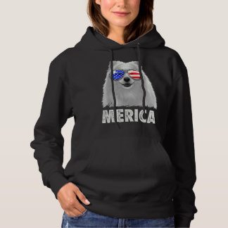 Pull À Capuche Drapeau américain Samoyé 4 juillet Merica Hommes S