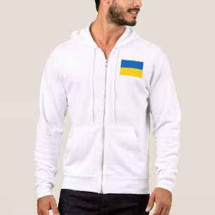 Pull À Capuche Drapeau de l'Ukraine