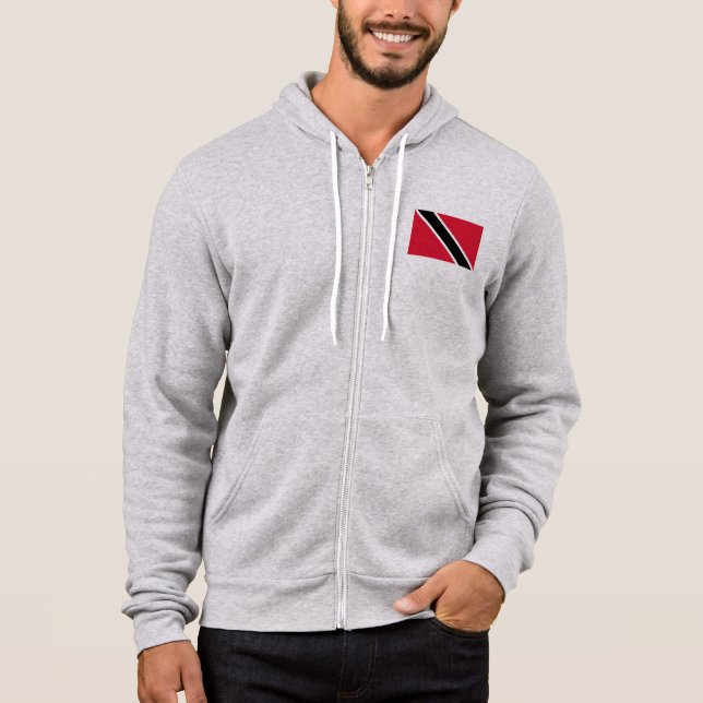 Pull À Capuche Drapeau de Trinité-et-Tobago (Devant)