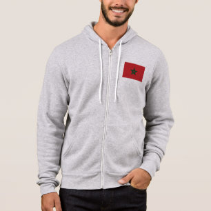 Pull À Capuche Drapeau du Maroc