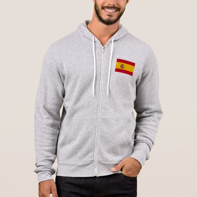 Pull À Capuche Drapeau Espagne (Devant)