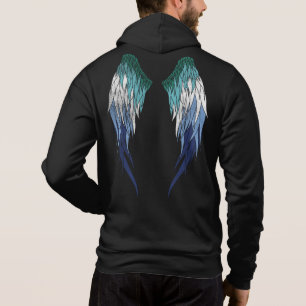 Pull À Capuche Drapeau Hommes Gay - Halo - Ailes