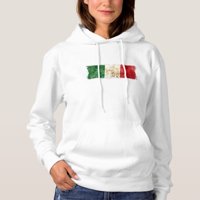 Pull À Capuche Drapeau italien (Devant)