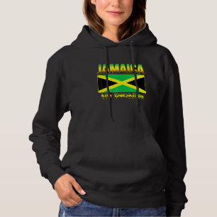 Pull À Capuche Drapeau Jamaïcain De Jamaïque Caribbean Island Pas