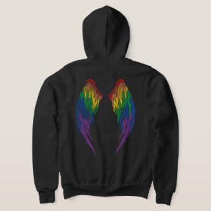 Pull À Capuche Drapeau LGBTQ - Halo - Ailes