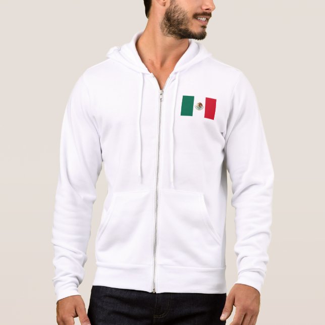 Pull À Capuche Drapeau mexicain - Drapeau mexicain (Devant)