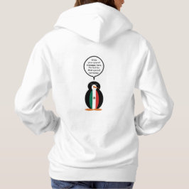 Pull À Capuche Drapeau Mexicain Parlant Mme Penguin Femmes