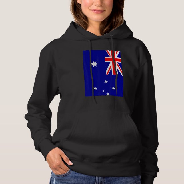 Pull À Capuche Drapeau national australien (Devant)