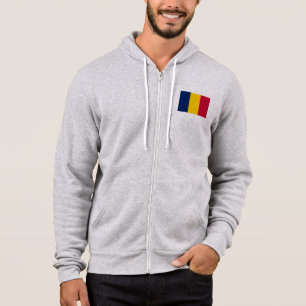 Pull À Capuche Drapeau Tchad