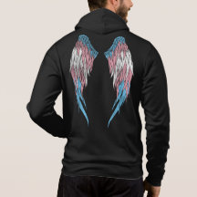 Drapeau transgenre - Halo - Ailes