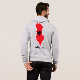 Pull À Capuche Drapeaux et pays Albanie