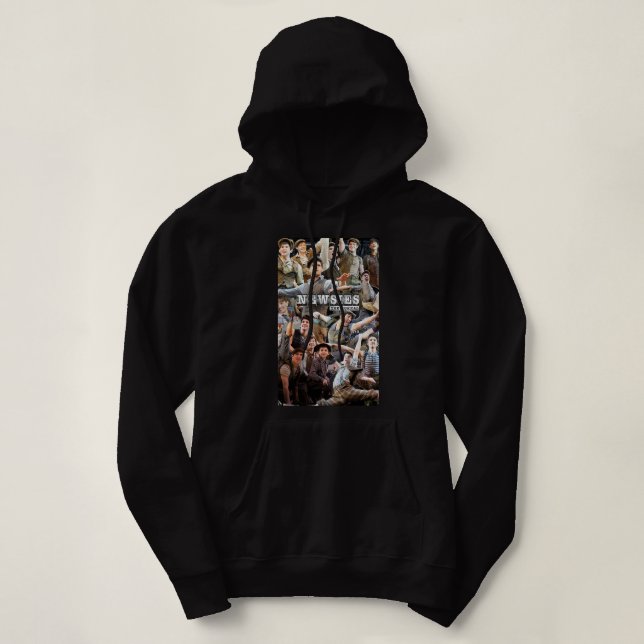 Pull À Capuche Drôle Cadeaux Newsies Broadway Collage musical (Design devant)