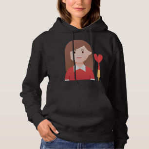 Pull À Capuche Drôle de fléchettes pour les joueurs de fléchettes