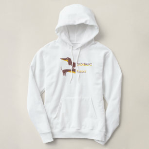 Pull À Capuche Drôle mignon dachshund pour parent chien long