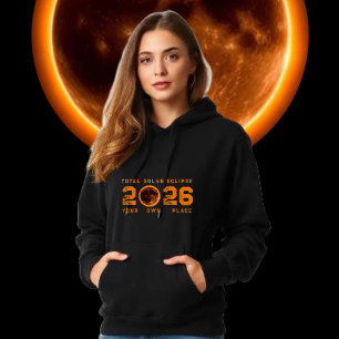 Pull À Capuche Éclipse solaire totale 2026