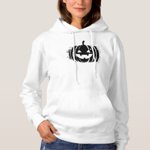 Pull À Capuche Éffrayant Citrouille de rire   Halloween