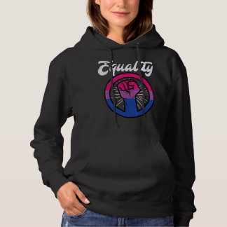 Pull À Capuche Egalité Poing Bisexuel Bi Fierté Stud Drapeau Lgbt