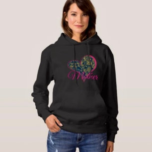 Pull À Capuche Élégance Bleu Doré