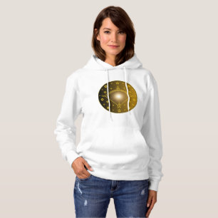 Pull À Capuche Emblème du zodiaque Sagittaire Symbole céleste min