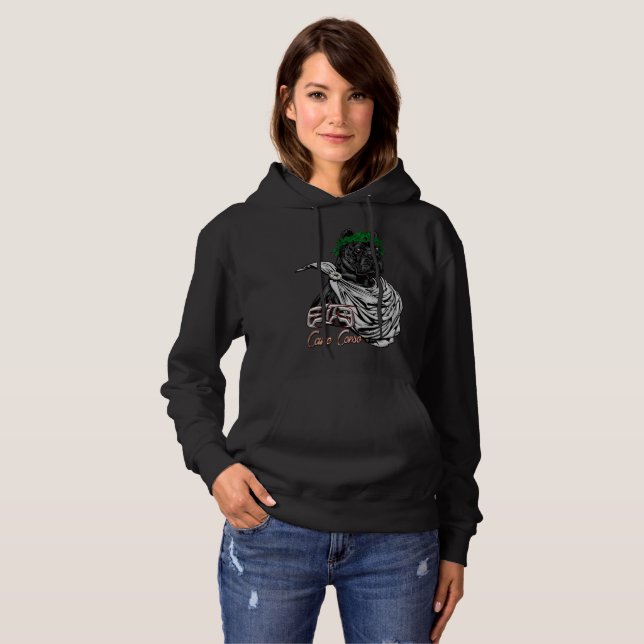 Pull À Capuche Empereur romain ELITE Cane Corso (Devant entier)