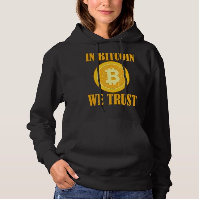 Pull À Capuche En Bitcoin, nous faisons confiance à Crypto Large  (Devant)
