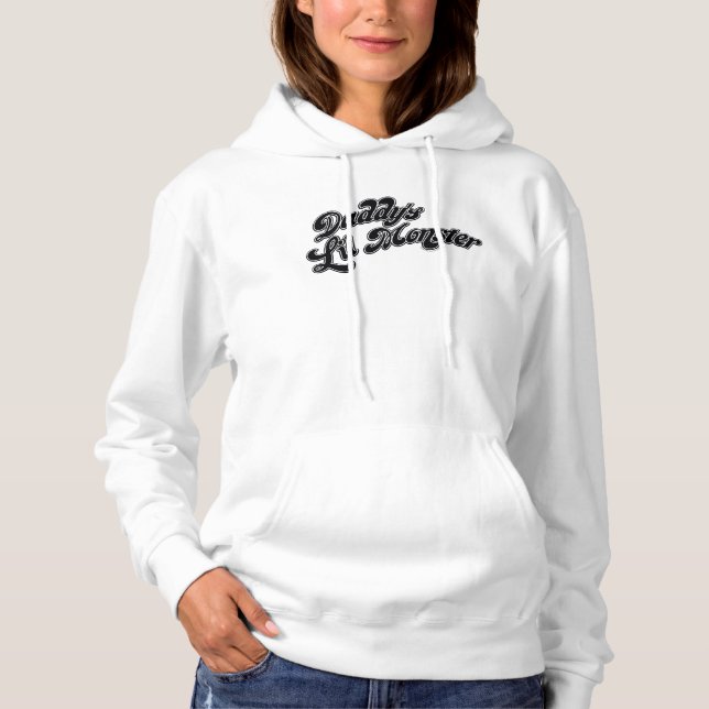 Pull À Capuche Équipe de suicide | Le monstre Lil de papa (Devant)