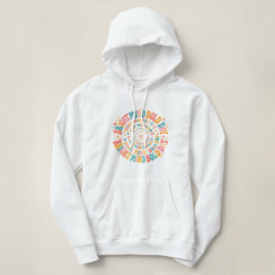 Pull À Capuche Esprit Lumineux Journée Audacieuse Spirale Pastel