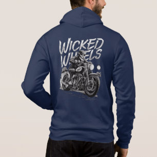 Pull À Capuche Esquisses sur roues