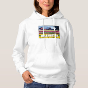 Pull À Capuche État de Washington Champ de tulipes