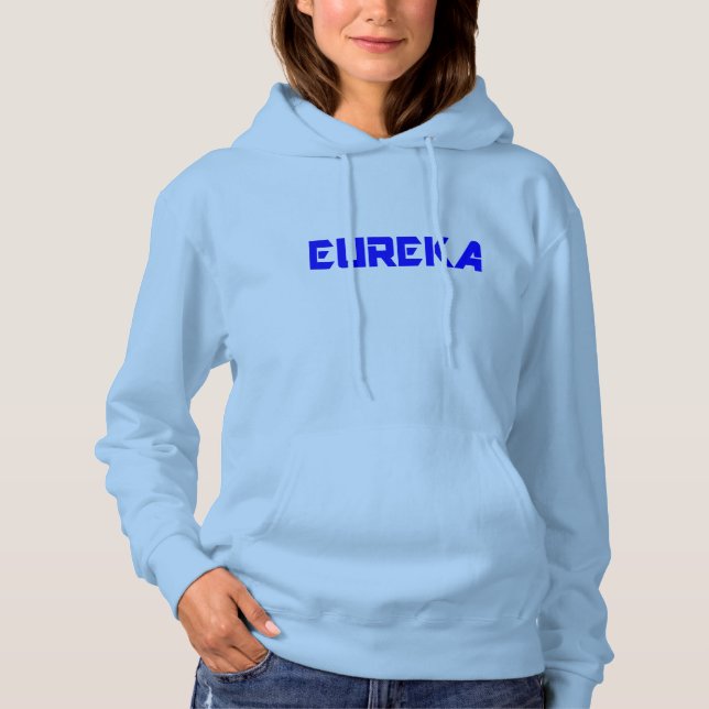 Pull À Capuche 😜 💡 Eureka-Funny Cool Exclamation Fleece Classic (Devant)