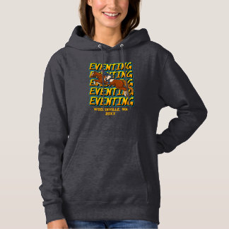 Pull À Capuche Événement équestre personnalisé Nom de l'événement