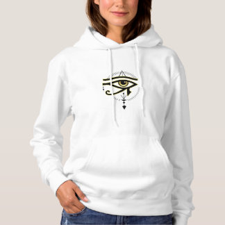 Pull À Capuche Eye of Horus Logo – Bold Ancient Egyptian Design 