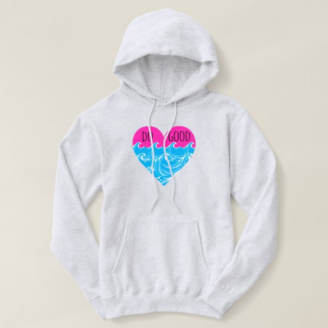 Pull À Capuche Faire le bien (Design devant)