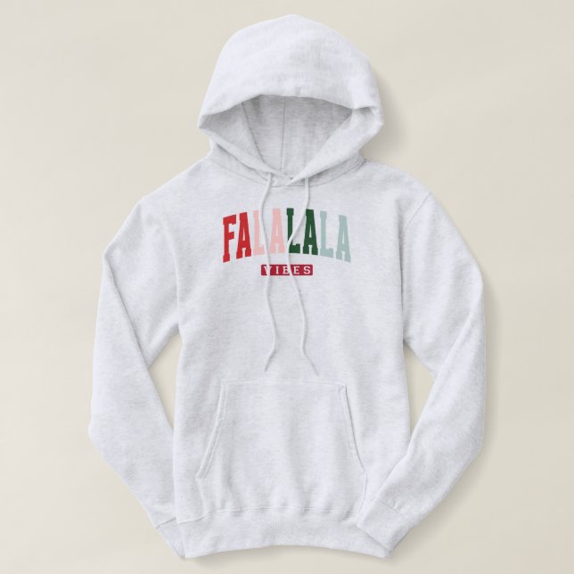 PULL À CAPUCHE FALALA VIBES (Design devant)