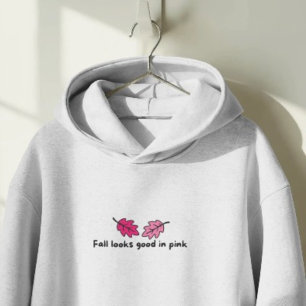 Pull À Capuche Fall Looks Good in Pink Sweatshirt