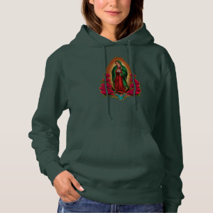 Pull À Capuche Femme Mère Madre Virgen de Guadalupe Vierge