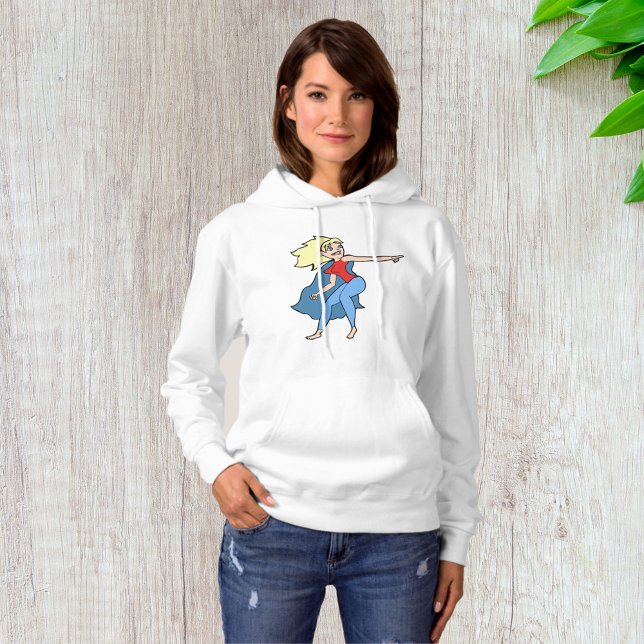 Pull À Capuche Femme Super-héroïne (Créateur téléchargé)