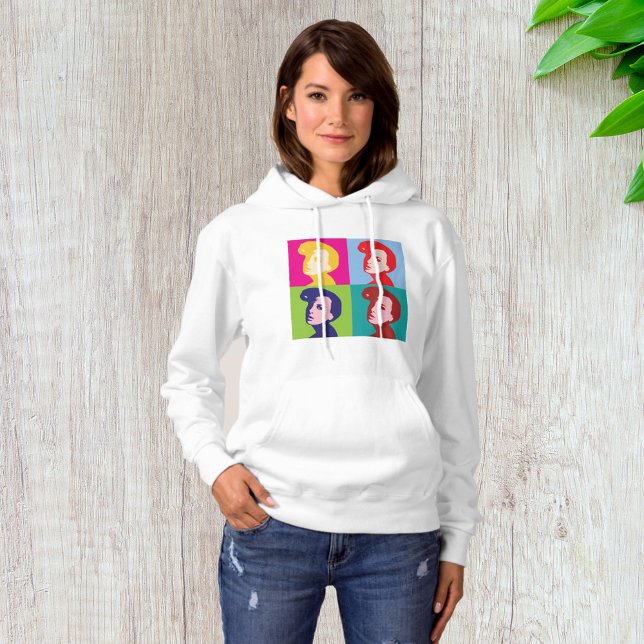 Pull À Capuche Femmes rétro Art Pop (Créateur téléchargé)