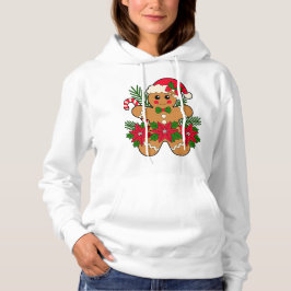 Pull À Capuche Festive Gingerbread Joy