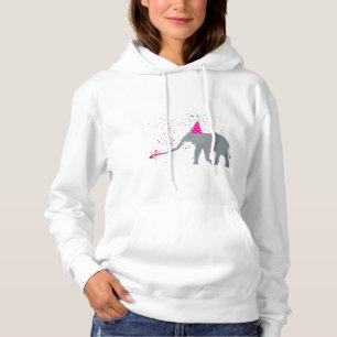 Pull À Capuche Fête des éléphants - Animaux ayant une fête