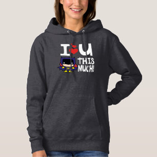Pull À Capuche Fête des mères de batgirl Je T'Aime Tant !