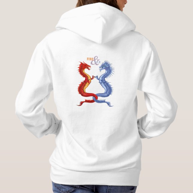 PULL À CAPUCHE FEU & GLACE (Dos)