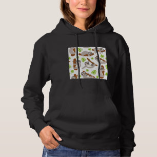 Pull À Capuche Feuilles mignons de Sloth
