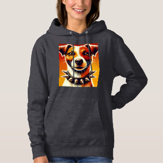 Pull À Capuche "Fierce & Playful: Jack Russell Vibes" 🐾