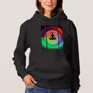 Pull À Capuche Fille de yoga Femme Salutation du Soleil Méditatio